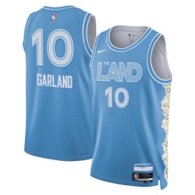 Camiseta Hombre Cleveland Cavaliers Darius Garland 2024-25 Nike City Edition Azul Swingman